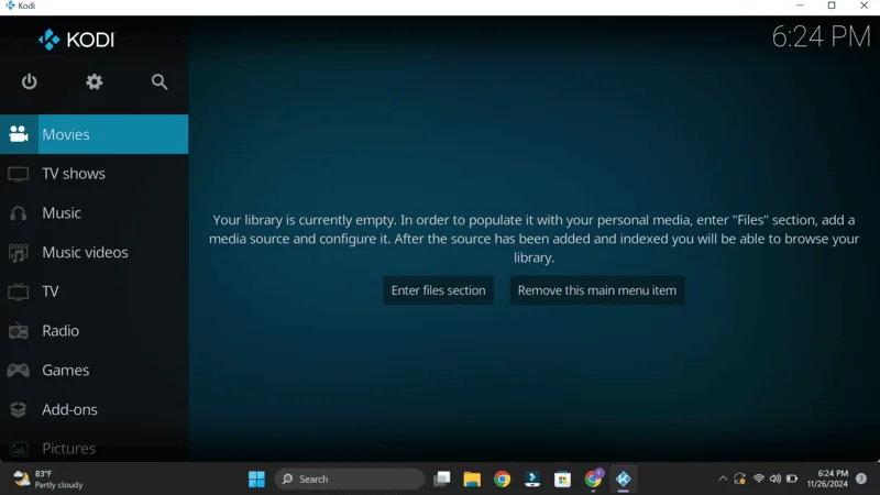 Kodi mouse scroll not working Windows 10 