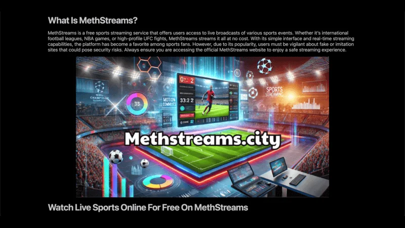 Methstreams Watch Free Sports