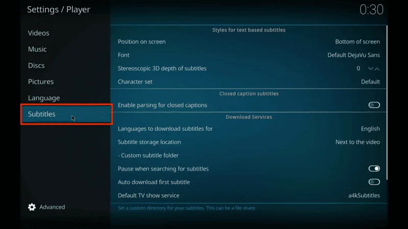 Subtitle Sync Kodi