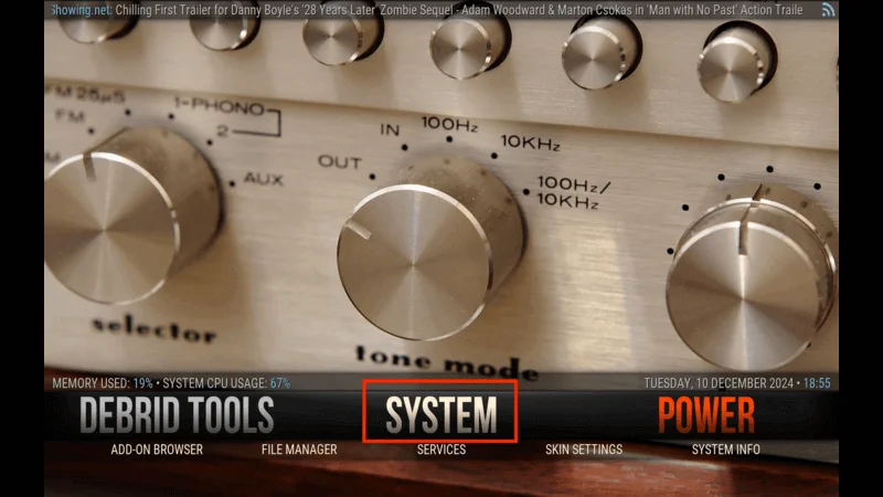 Red Wizard Kodi Settings