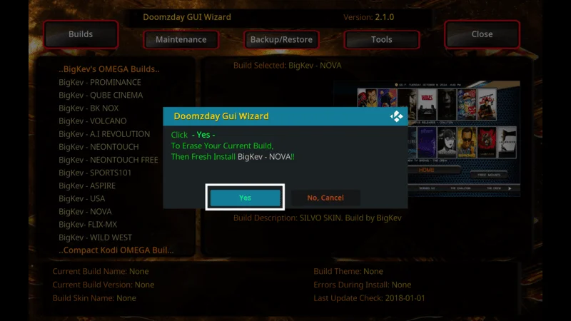 Doomzday Builds Buffering Fix