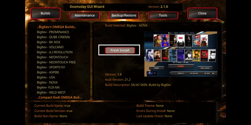 Doomzday Builds On Mac